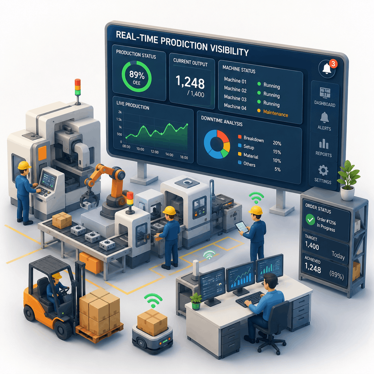 Real-time Production Visibility