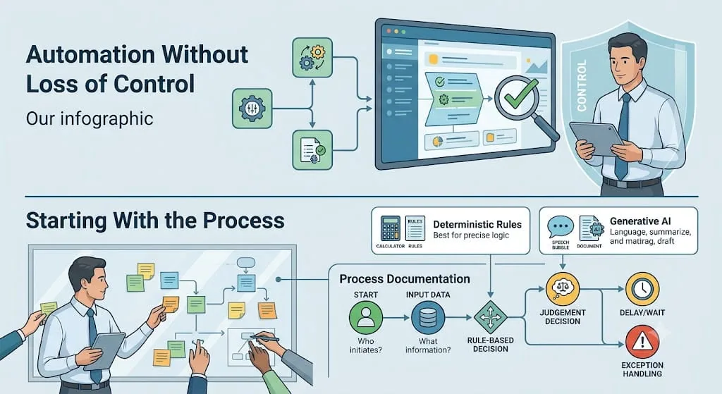 Business process automation workflow