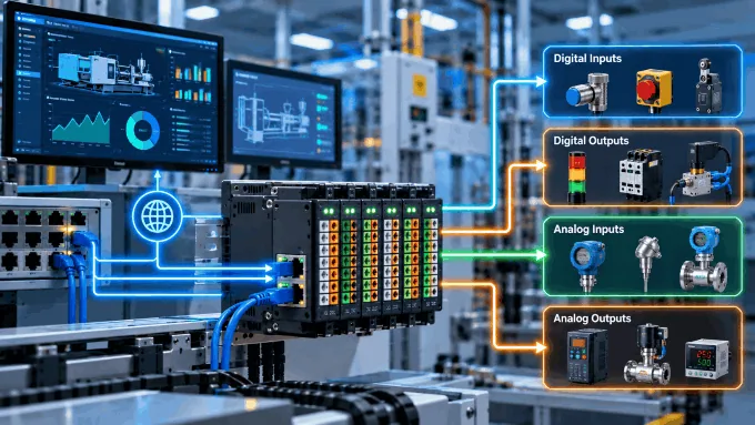 Multi-Channel Digital/Analog I/O Module — Ethernet