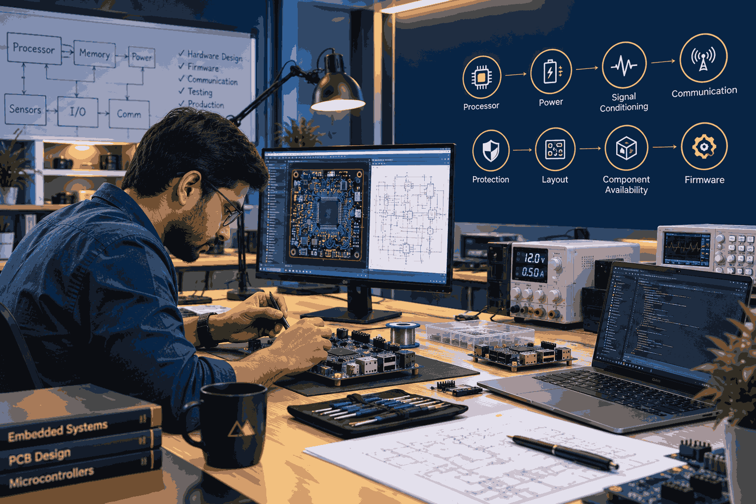 Embedded hardware and processor board design