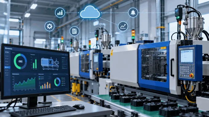 Industrial IoT for injection moulding machine monitoring